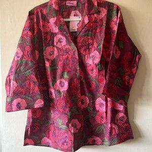 Vixen Chocolate Rose 1950s Blouse